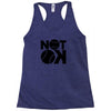 not ok baseball Racerback Tank