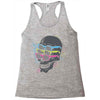 between the eyes Racerback Tank