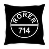 rorer 714 Throw Pillow