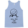 will run for pizza Tank Top
