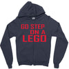 go step on a lego Zipper Hoodie