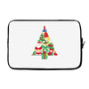 christmas tree made of bells stocking santa Laptop sleeve