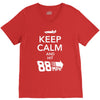 keep calm and hit 88 mph time travel V-Neck Tee