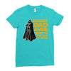 Coolest Dad Ever Next to Darth Vader of Course Ladies Fitted T-Shirt