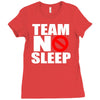 team no sleep Ladies Fitted T-Shirt