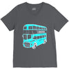 london double decker bus V-Neck Tee