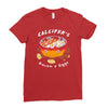 calcifer's bacon and eggs Ladies Fitted T-Shirt