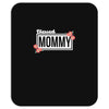 blessed mommy with flower white color Mousepad
