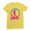 let's play the game eightees Ladies Fitted T-Shirt