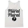 what's the plural of plural Tank Top