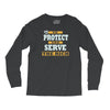 to protect and serve the rich Long Sleeve Shirts