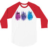 Colorful Cats 3/4 Sleeve Shirt