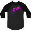 fuck love party 3/4 Sleeve Shirt