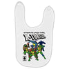 x turtles, mutants in a half shell Baby Bibs