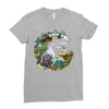 ghibli tribute Ladies Fitted T-Shirt
