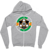 led eye Zipper Hoodie