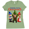 Sherlock Gnomes Ladies Fitted T-Shirt