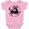 sagittarius zodiac galaxy Baby Bodysuit