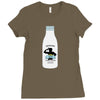 10. fight milk 002 Ladies Fitted T-Shirt