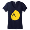 adrenaline addict rock climbing Women's V-Neck T-Shirt