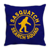 sasquatch tshirt bigfoot shirt funnyt shirt funny shirt cool t shirt a Throw Pillow