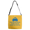 police humor Adjustable Strap Totes