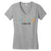 Planet Women's V-Neck T-Shirt