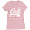 cali bear Ladies Fitted T-Shirt