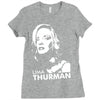 uma thurman Ladies Fitted T-Shirt