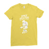 space skeletons in outer space Ladies Fitted T-Shirt