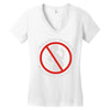 alcohol makes women fatter Women's V-Neck T-Shirt