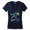 summer Women's V-Neck T-Shirt