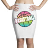neon basketball Pencil Skirts
