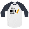 Butt Out Lung Cancer Awareness 3/4 Sleeve Shirt