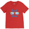 Beach Please V-Neck Tee