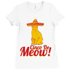 cinco de meow cinco de mayo Ladies Fitted T-Shirt
