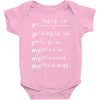 X-Mas Math Baby Bodysuit