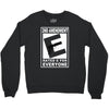 second amendment rated e for everyone Crewneck Sweatshirt