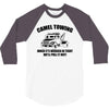 camel towing mens t shirt tee funny tshirt tow service toe college hum 3/4 Sleeve Shirt