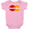 hustle hard Baby Bodysuit