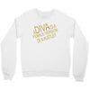 a diva Crewneck Sweatshirt