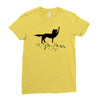 the coolest wolf moment ever Ladies Fitted T-Shirt