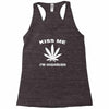 kiss me i'm highrish Racerback Tank