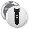 dropping f bomb Pin-back button