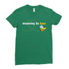Mommy to Bee Baby Boy Ladies Fitted T-Shirt