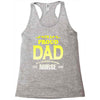 proud dad nurse Racerback Tank