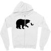 Bear Fishing Zipper Hoodie