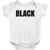 black Baby Bodysuit