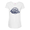 Totally Awesome Brother Maternity Scoop Neck T-shirt