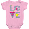 love teal best trending Baby Bodysuit